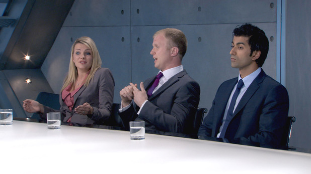 The Apprentice Episode 6 - The Boardroom - Katie Wright, Adam Corbally, Azhar Siddique