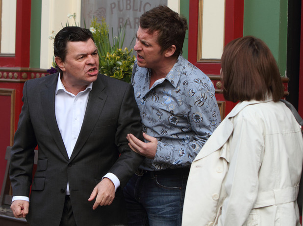 Derek demands to know who the mystery girl is.