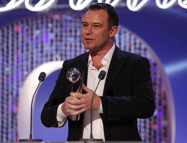 British Soap Awards 2012: Andrew Lancel wins the award for Best Villain.