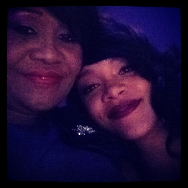 Rihanna and mother Monica