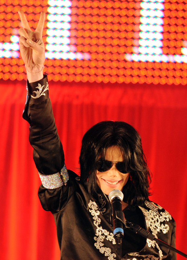 Michael Jackson Press conference and tour announcement held at the O2 Arena
London, England