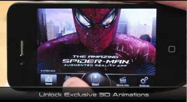 'Amazing Spider-Man' augmented reality app