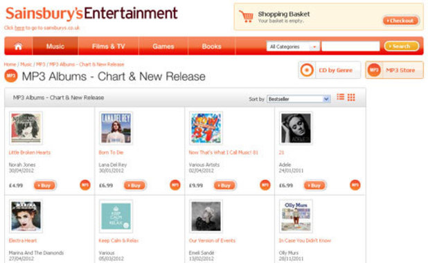 Sainsbury's Music Service