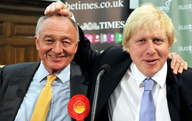 Ken Livingstone and Boris Johnson