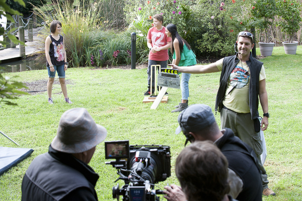 Sophie, Callum & Rani - Production Shot
