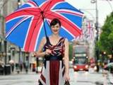 Jasmine Guinness Launches Queen's Diamond Jubilee Celebrations with 147 Union Jack Flags on Oxford Street