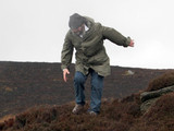Cain finds Zak stumbling around the moors near a ledge