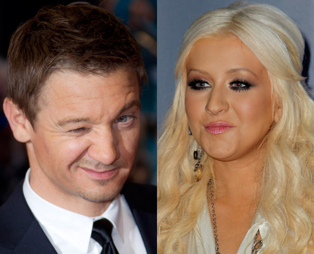Jeremy Renner and Christina Aguilera