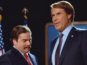 Will Ferrell, Zach Galifiankis in 'The Campaign'