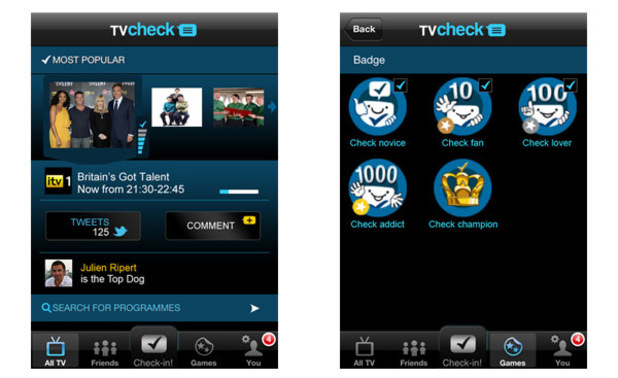 TVcheck iPhone app