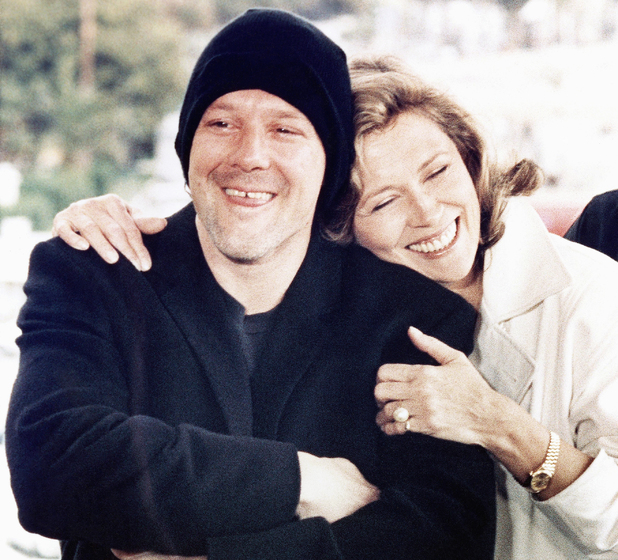 Mickey Rourke and Faye Dunnaway Barfly