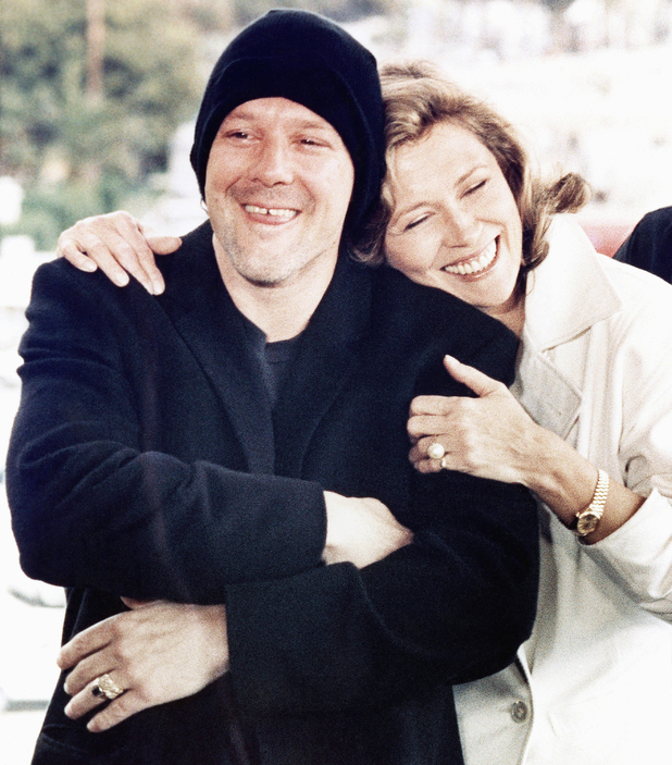Mickey Rourke and Faye Dunnaway