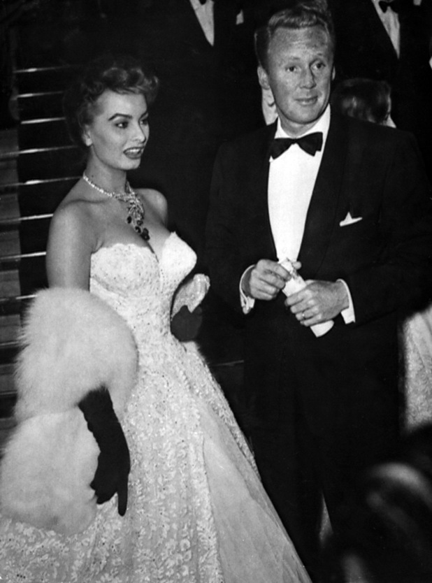 Sophia Loren and Van Johnson