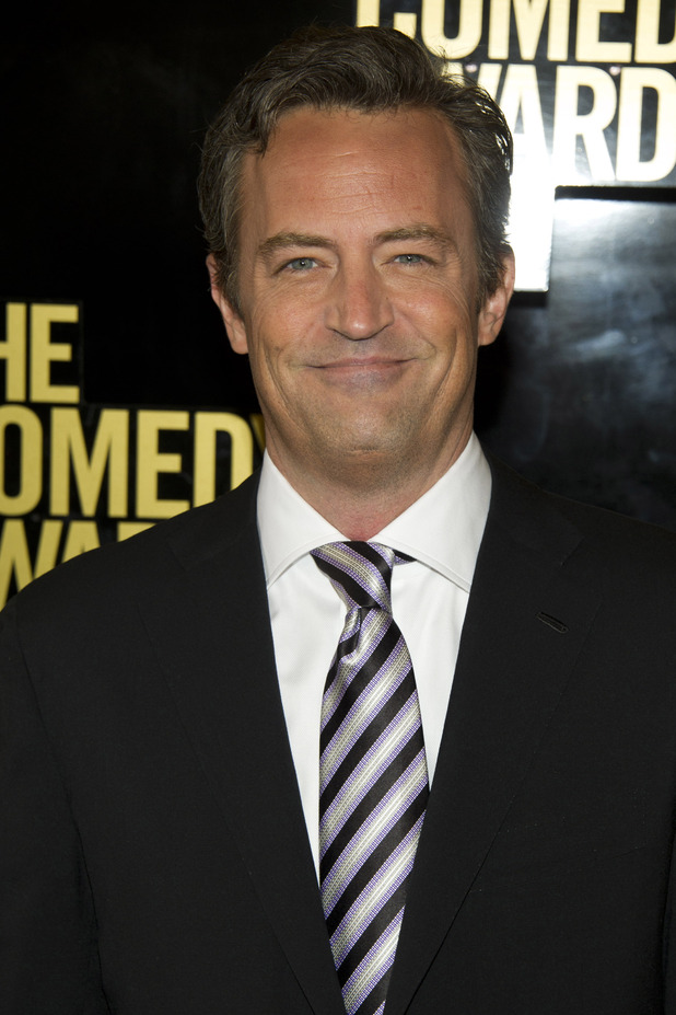 Friends Cast Then and Now - Matthew Perry arrives to The 2012 Comedy Awards in New York
