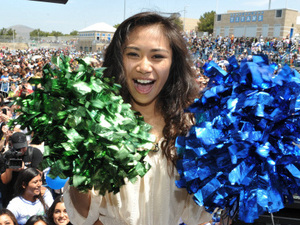 Jessica Sanchez peforms at her hometown celebration in Chula Vista, CA