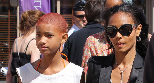 Willow Smith and her mother Jada Pinkett Smith walk on the Croisette during the 65th Cannes Film Festival.
Cannes