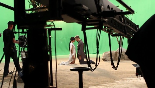Rihanna and Chris Martin
