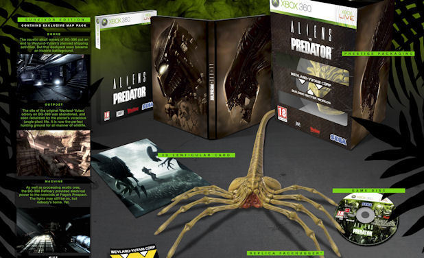 Alien V Predator Hunter's edition bundle