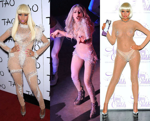 Flick through our pictures of celebrities faking being naked.