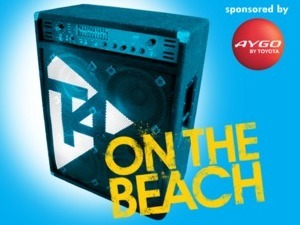 T4 on the beach logo