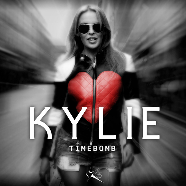 Kylie Minogue 'Timebomb' single artwork.