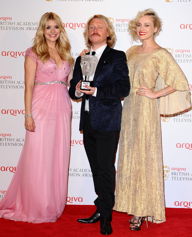 Holly Willgby, Leigh Francis and Fearne Cotton