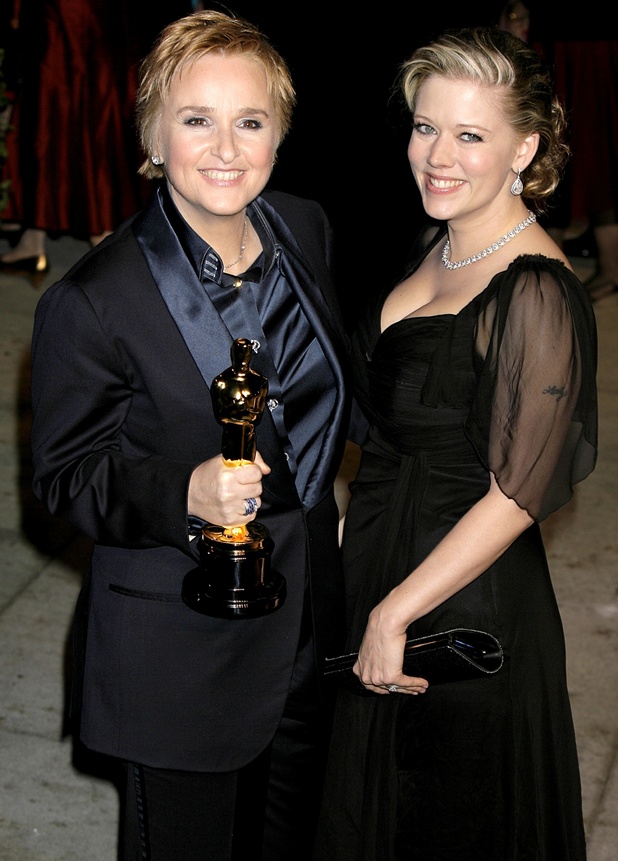Melissa Etheridge and her partner actress Tammy Lynn Michaels.