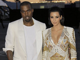 Kanye West and Kim Kardashian arrive for the screening of Cruel Summer at the 65th international Cannes Film Festival
