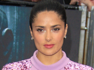 Salma Hayek arriving at the 'Prometheus' world premiere, held at the Empire, Leicester Square