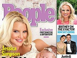 Jessica Simpson and daughter Maxwell on the cover of People