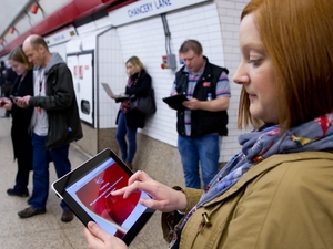 Virgin London Underground Wi-Fi station