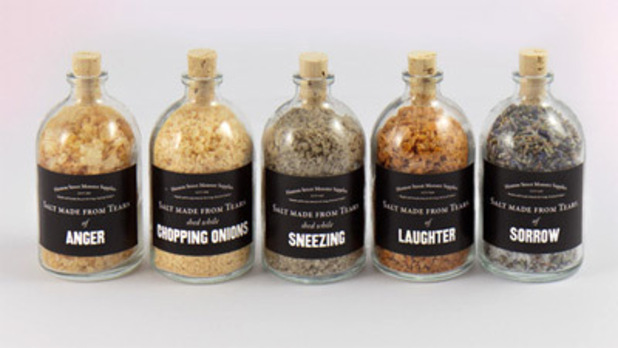 Salts harvested from human tears