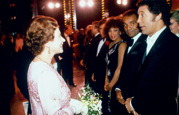 The Queen and Tom Jones