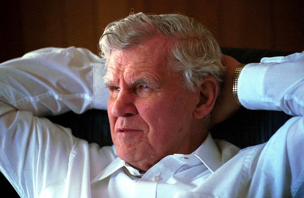 Doc Watson pictured in the year 2000