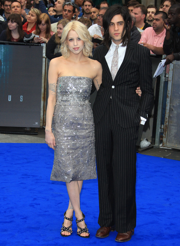 Peaches Geldof and Thomas Cohen arriving at the 'Prometheus' world premiere, held at the Empire, Leicester Square