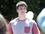 Chris is surprised when Aiden arrives at his party.