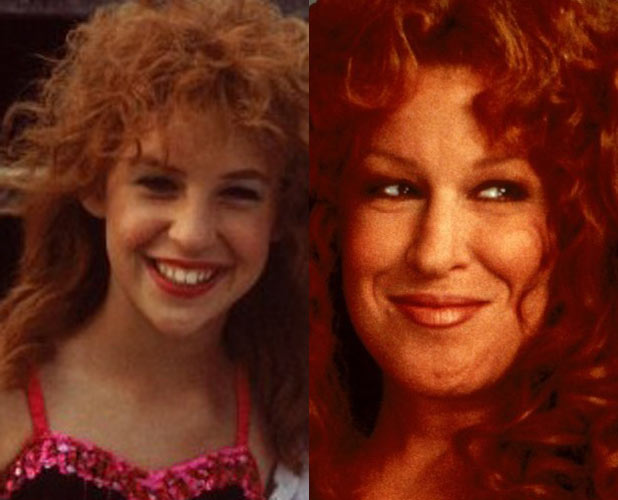 Mayim Bialik and Bette Midler 