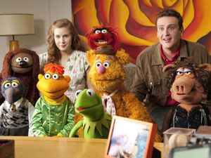 'The Muppets' still Amy Adam Jason Segal