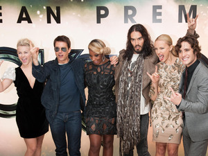 Rock of Ages UK Premiere: Julianne Hough, Tom Cruise, Mary J Blige, Russell Brand, Malin Akerman and Diego Boneta.