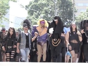 Lady GaGa flashmob in Indonesia