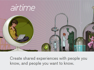 Airtime video chat network screenshot