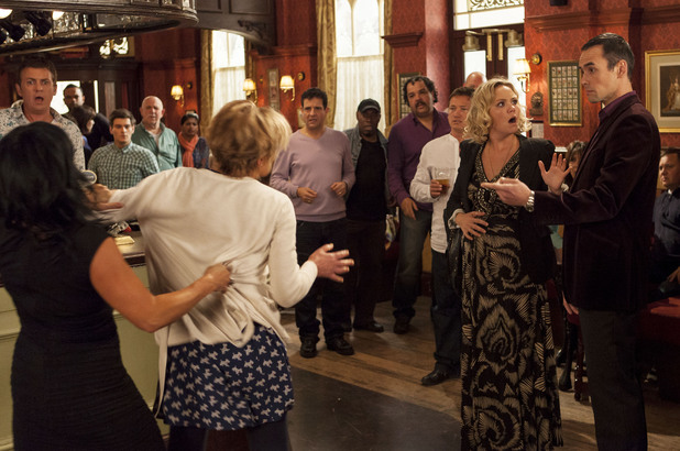 Jean lashes out at Michael and Janine, injuring Kat in the process.