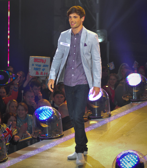Arron enters the house