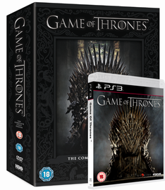 Game of Thrones game and dvd