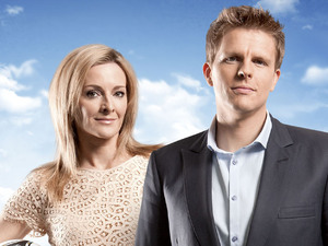 Gaby Logan and Jake Humphrey