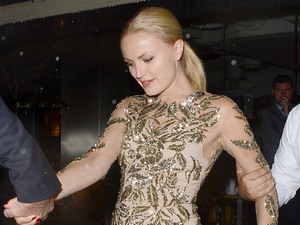 Malin Akerman
'Rock Of Ages' premiere after party at Roka restaurant - Departures
London
