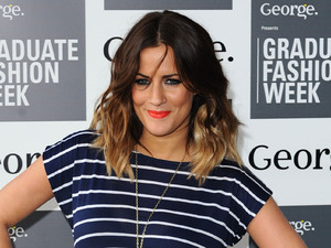 Caroline Flack, attending the opening of Graduate Fashion Week, at Earl's Court in west London