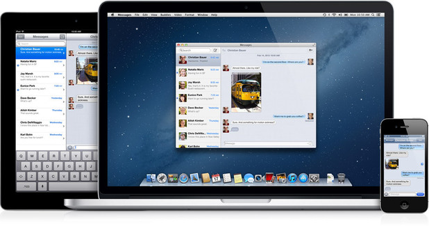 Apple WWDC 2012: Messages on OS X Mountain Lion.
