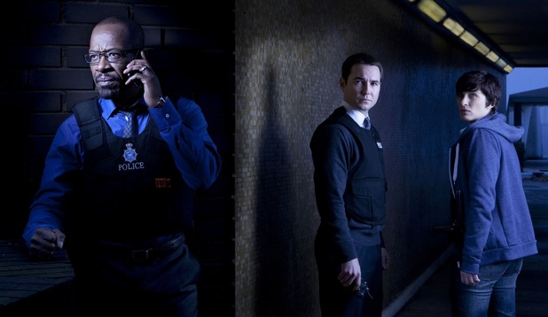 Line of Duty: DCI Tony Gates (LENNIE JAMES), DS Steve Arnott (MARTIN COMPSTON), Detective Constable Kate Fleming (VICKY McCLURE)