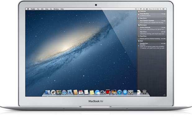 Apple WWDC 2012: Notification center on OS X Mountain Lion.